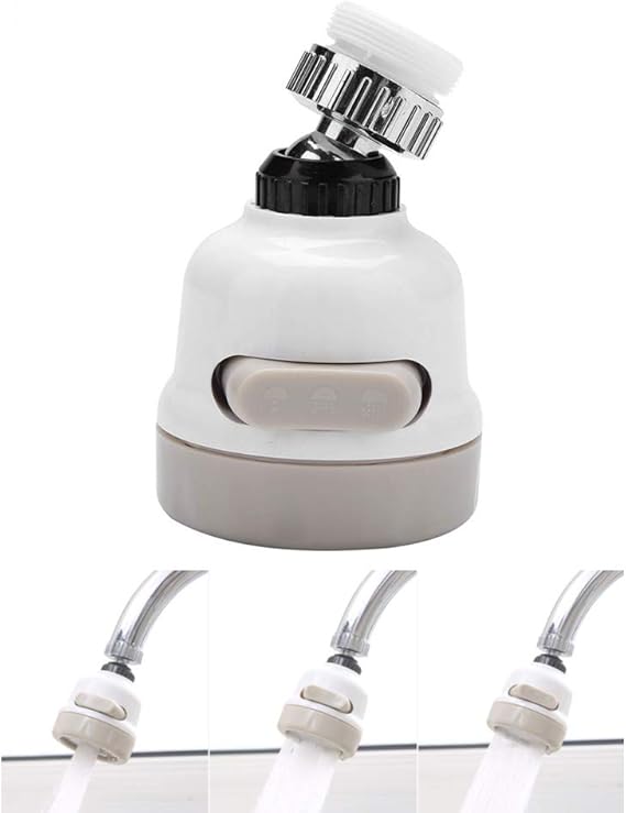 Picture of Kitchen Tap Head, 360° Rotatable ABS Faucet Spray Head Tap, Splash Filter - Multicolor