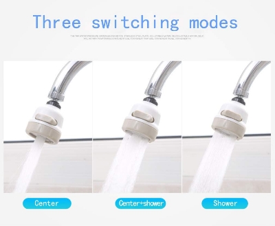 Picture of Kitchen Tap Head, 360° Rotatable ABS Faucet Spray Head Tap, Splash Filter - Multicolor