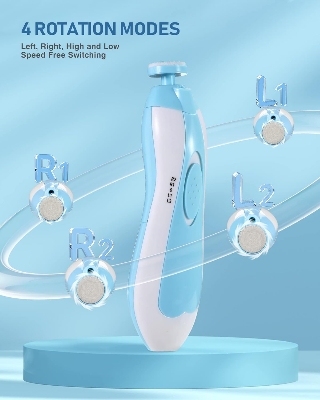 Picture of High Quality Electric Nail Trimmer Set for Newborn Baby | Baby Manicure Set - Multicolor