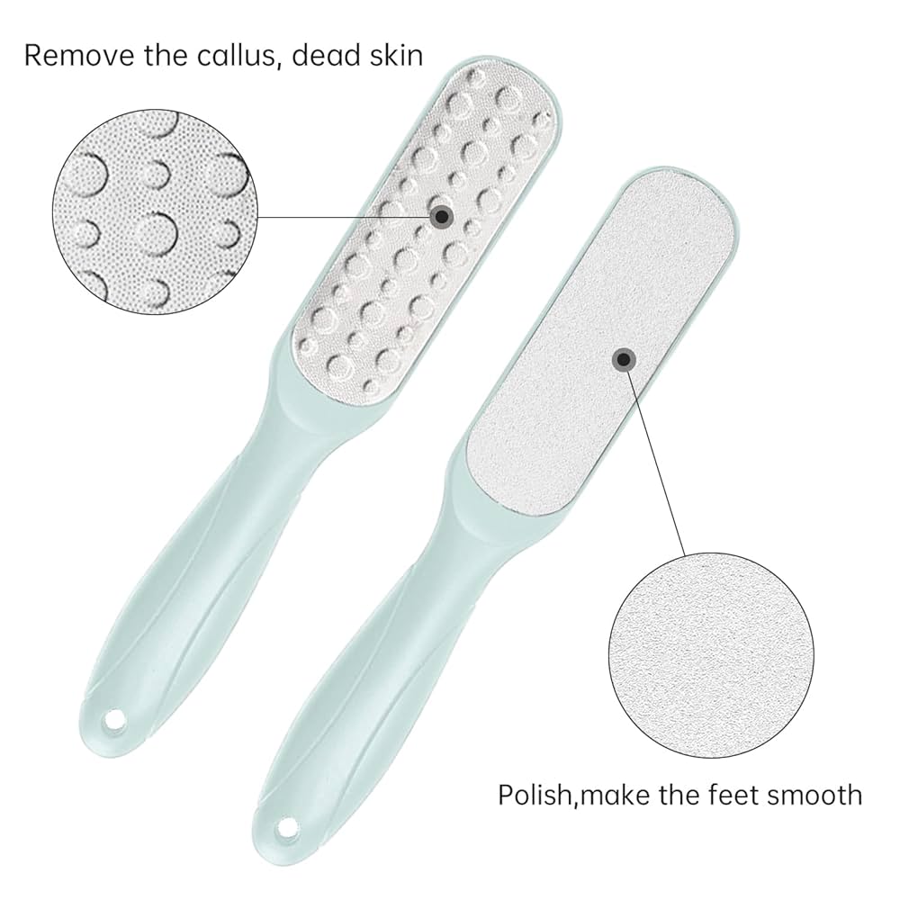 Picture of Foot Files Callus Remover Stainless Steel Foot Rasp, Foot Scrubber, Foot Scraper Pedicure Foot File Tools for Dead Skin - Fresh