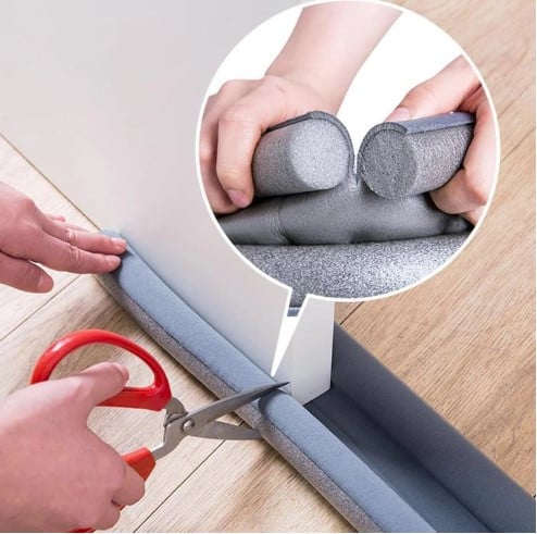 Picture of Door Gap Door bottom Seal Strip, Dust Stopper, Insect & AC Air Stopper - Multicolor