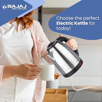 Picture of Bajaj Electric Kettle 2-Liter - Silver