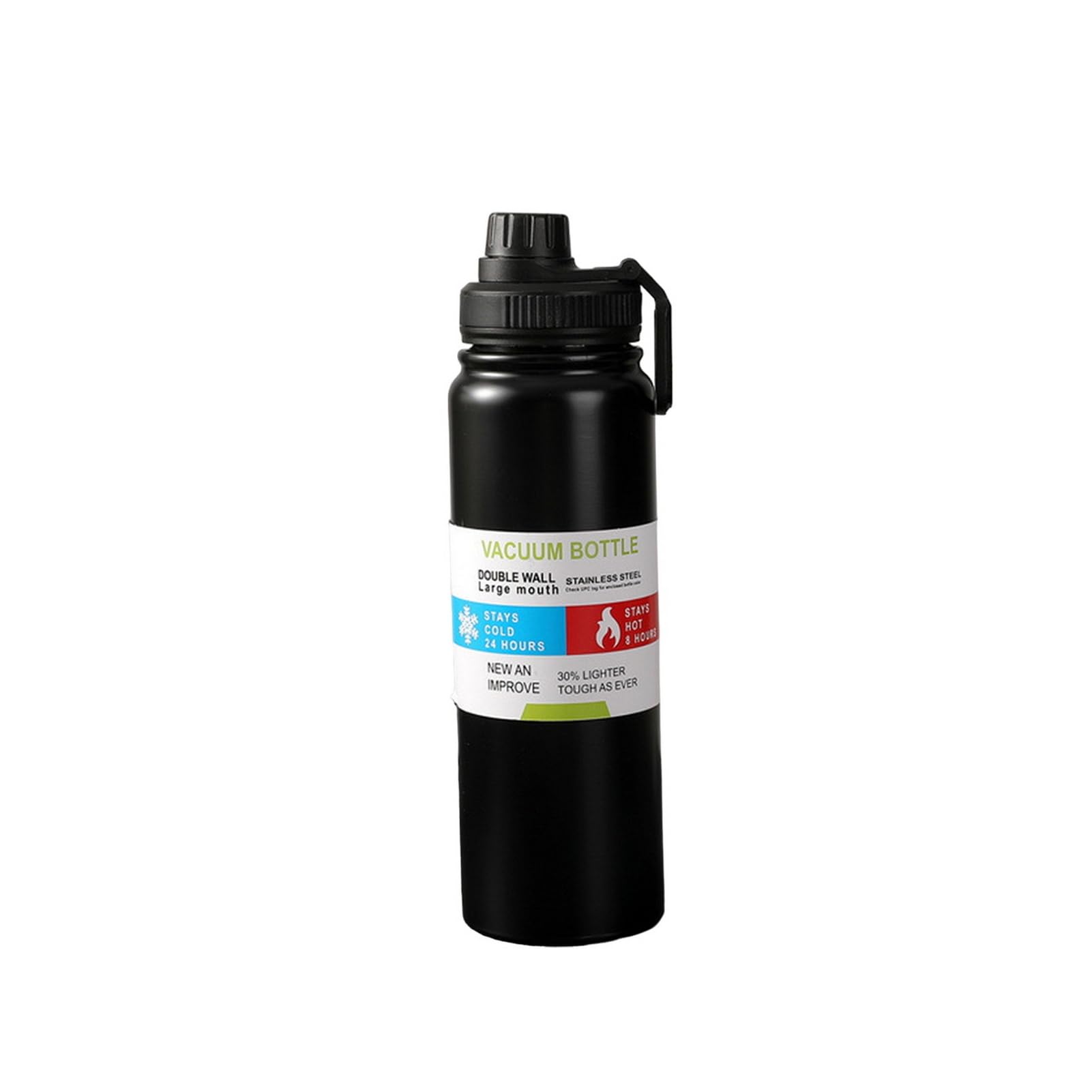 Picture of 800 ml Stainless Steel Water Bottle BPA-Free Vacuum Insulated Metal Water Bottle for 12-Hour Hot Drinks and 24-Hour Cold Drinks Sports - Multicolor