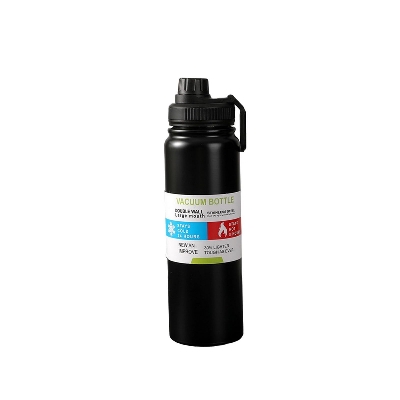 Picture of 800 ml Stainless Steel Water Bottle BPA-Free Vacuum Insulated Metal Water Bottle for 12-Hour Hot Drinks and 24-Hour Cold Drinks Sports - Multicolor