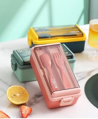 Picture of 700ml Lunch Box Cute Lunch Box - Multicolor