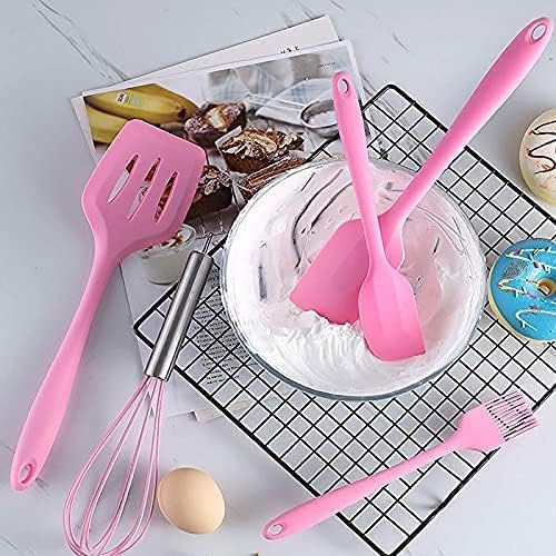 Picture of 5pcs silicone baking spoon set - Multicolor