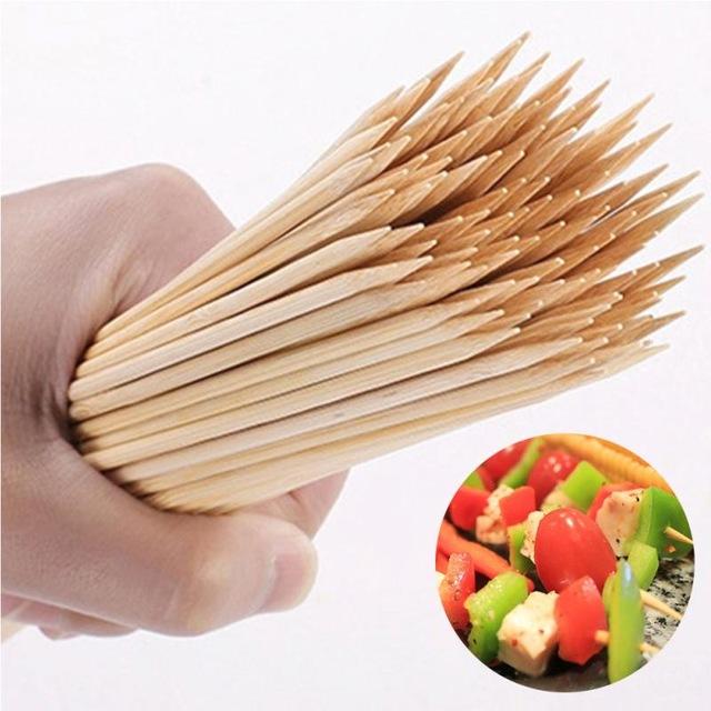 Picture of 5-In-1 Combo Offer 17 inch BBQ Machine+12 Pieces BBQ Stick+2 Pieces Silicone Oil Brush+Steel Food Clip+Bamboo Shashlik Stick 8 inch 1 Pack - Black