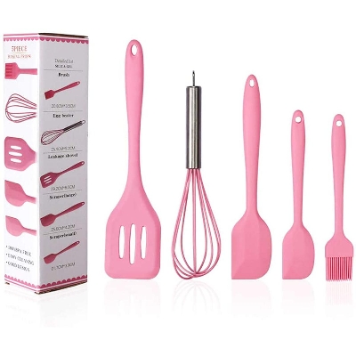 Picture of 5 Pieces Silicone Baking Utensil Set - Multicolor