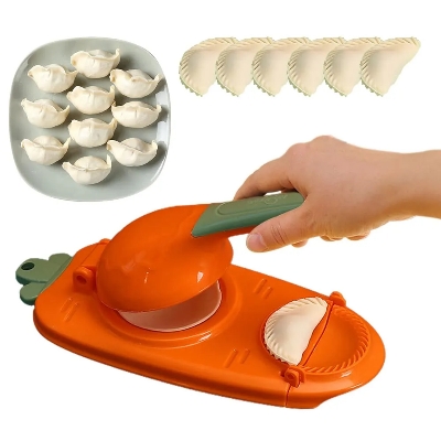 Picture of 2 In 1 Dumpling Maker Diy Manual Dumpling Mould Pressing Dumpling Skin Mould - Multicolor