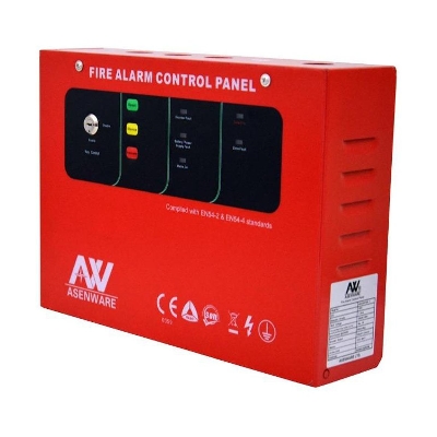 Picture of 1 zone conventional fire alarm control system for home usage AW-CFP2166-16 - Red