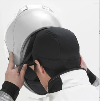 Picture of Breathable Mesh Motorcycle Helmet Inner Cap- Ant-sweat Thin Skull Cap - Black