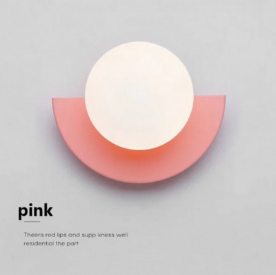 Picture of Modern Simple Colorful Wall Lamp Macaron Kidsren's Room  Living Room Background Wall Led Lamps