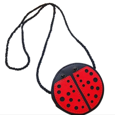 Picture of Girls Trendy Insect & Bug Crossbody Sling Bag | Ladybug, Bumblebee,  Mini PU Leather Coin Purse for Kids
