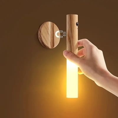 Picture of Rechargeable Indoor Motion Sensor led Night Light - Walnut Acrylic