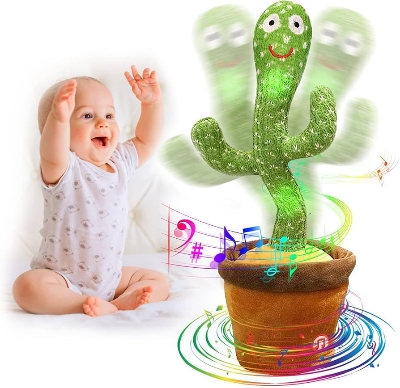 Picture of Cactus Party Plush – Sing, Talk & Dance with 120 Songs - Green