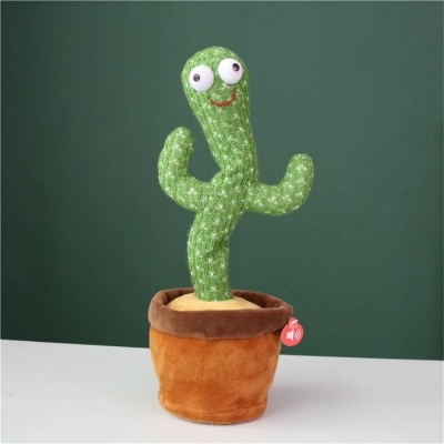 Picture of Cactus Party Plush – Sing, Talk & Dance with 120 Songs - Green