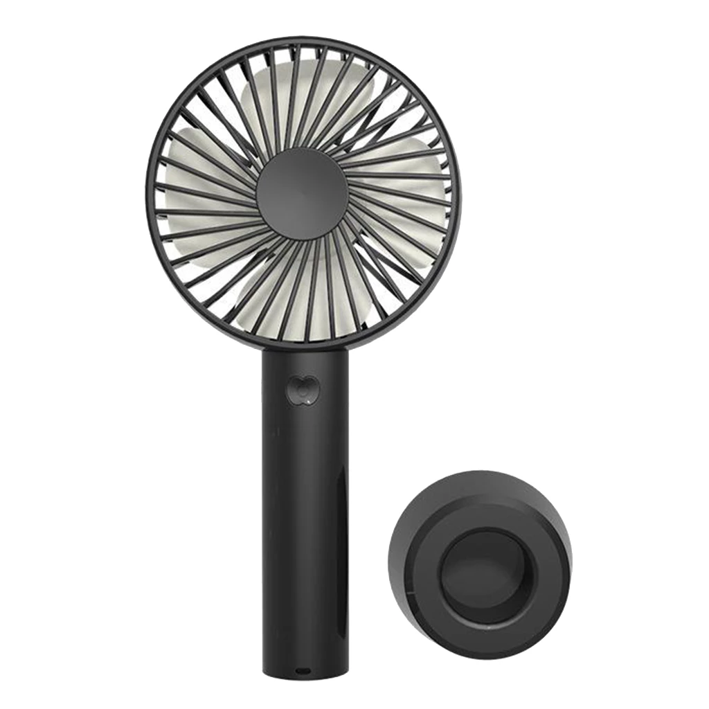 Picture of Hand Fan Mini Portable Handheld Fan Multicolor USB Rechargeable Desktop Fan For Indoor Outdoor Travel