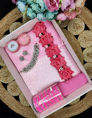 Buy tangail-katan-saree-combo-with-matching-blouse-and-hijab-included at best price in Bangladesh 