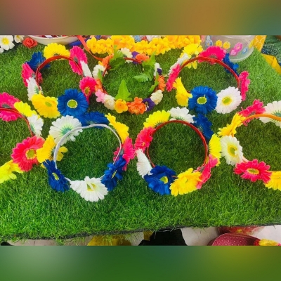 Picture of Artificial Flower Band - Multicolor