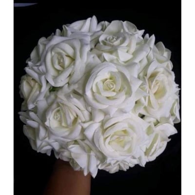Picture of Artifisial Flower Khopa For Women Artifisial Flower Khopa For Women - White
