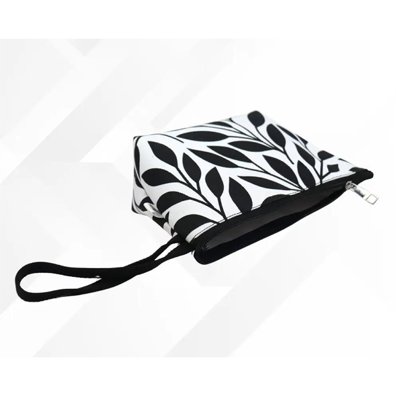 Picture of Makeup Bag Pouch White And Black - White