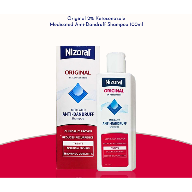 Picture of Nizoral Original 2% Ketoconazole Medicated Anti-Dandruff Shampoo - 100 ML