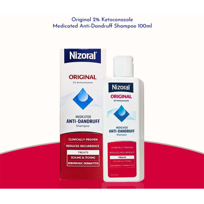 Picture of Nizoral Original 2% Ketoconazole Medicated Anti-Dandruff Shampoo - 50 ML