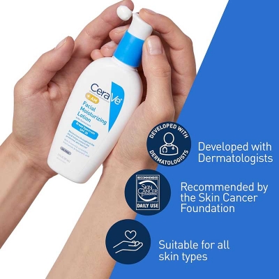 Picture of Cerave AM Facial Moisturising Lotion SPF 30 with Sunscreen - 89 ML