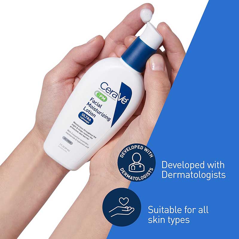 Picture of CeraVe PM Facial Moisturizing Lotion For Normal To Dry Skin - 89 ML