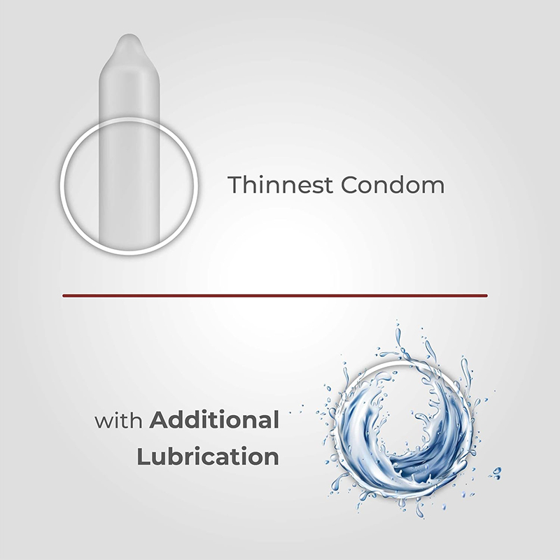 Picture of Skore Nothing Thinest Chocolate Flavored Condom - 10 pcs Pack