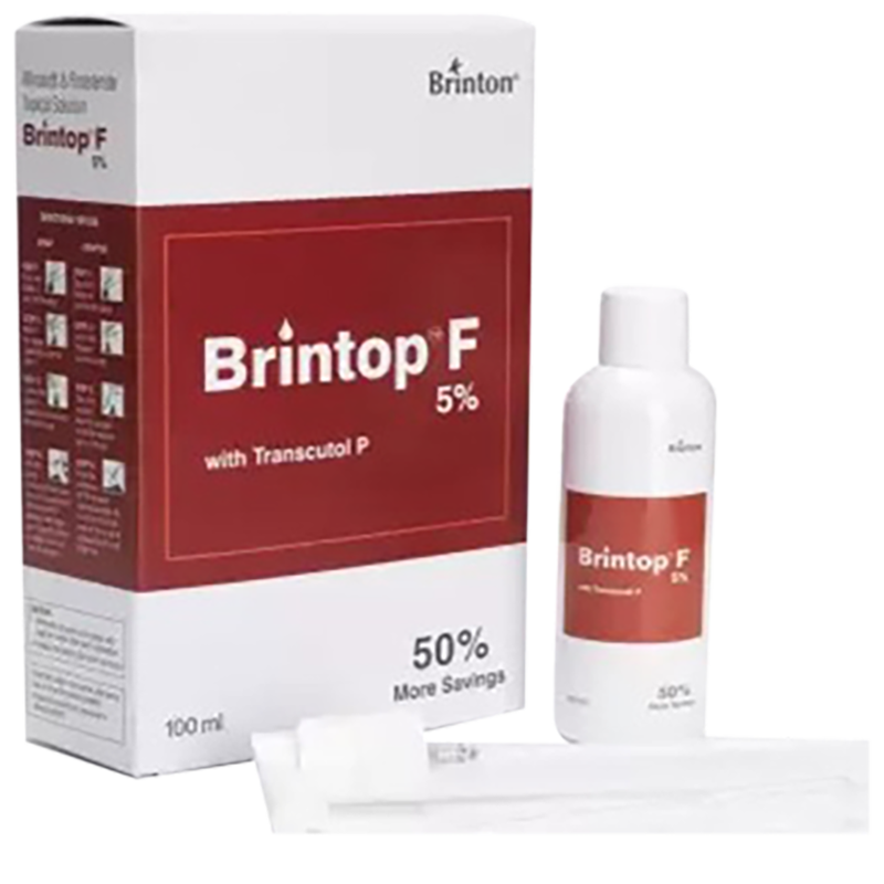 Picture of Brinton Minoxidil & Finasteride Topical Solution Brintop F 5 % - 100 ML