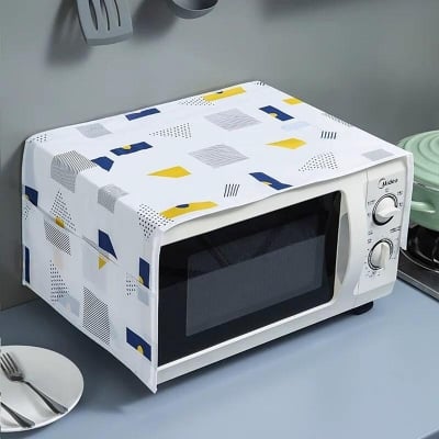 Picture of Oven Cover Dustproof microwave cover multicolor printed oven cover - Multicolor