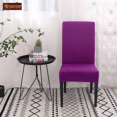 Picture of dining room high square top spandex material chair covers to make