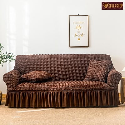 Picture of 2+2+1 turkys sofa cover very soft and comfortable spandex cover