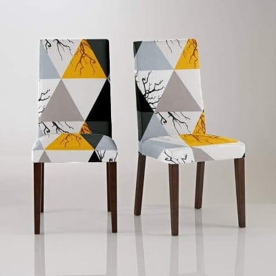 Picture of chair cover very comfortable and streech fabric
