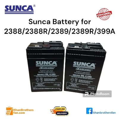 Picture of Sunca Battery for Rechargeable fan, Sunca Charger fan battery