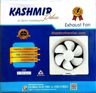 Picture of Kashmir Exhaust fan, Size: 6"/8"/10" and 12", Pure copper wire motor, Premium Quality Exhaust fan