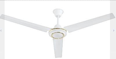 Picture of LAVA Dc 56 inch Solar ceiling fan with Regulator, Only 24w. 12v for DC White