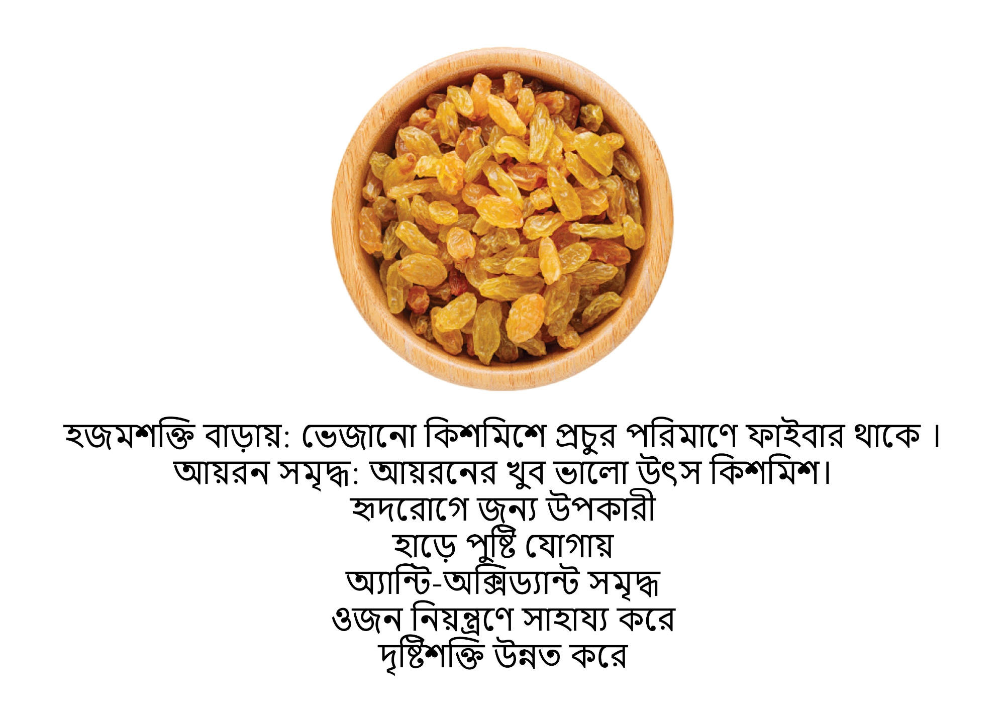 Picture of Golden Raisin/ golden Kismis 100 gm-Jar