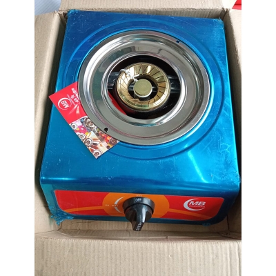 Picture of SS Single Auto Gas Stove - Fixed Honeycomb Gold Burner (LPG)