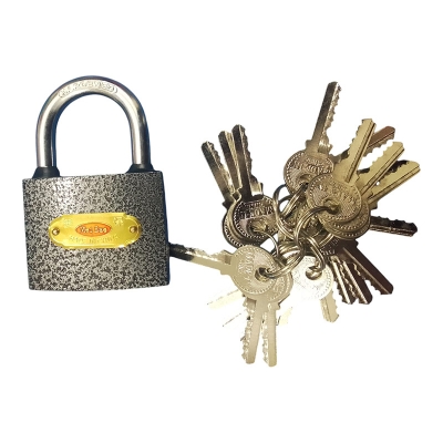 Picture of 63mm China Black Heavy Duty IRON Padlock Metal liver (Black)