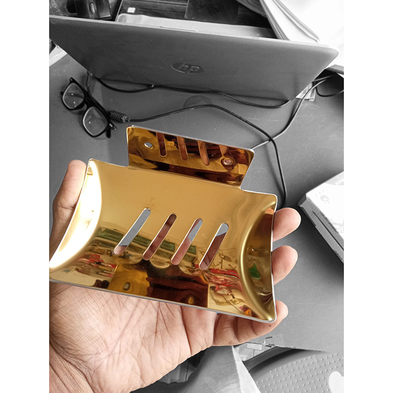 Picture of Wall Mounted Stainless Steel Soap Case Golden Color (Gold)