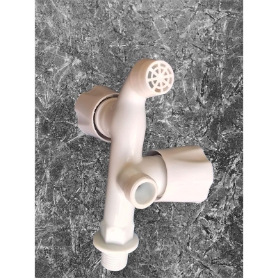 Picture of BAJAJ TWO IN ONE BIB COCK (White)