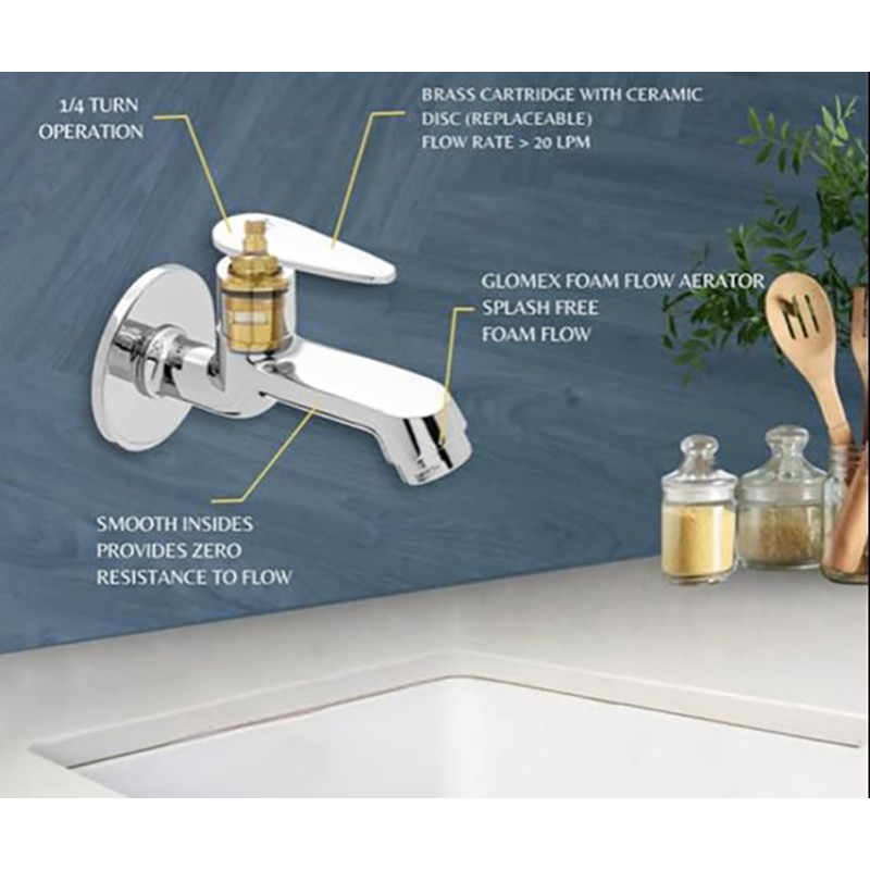 Picture of LUXURY BRASS WATER TAP SQUARE SHAPE (Silver)