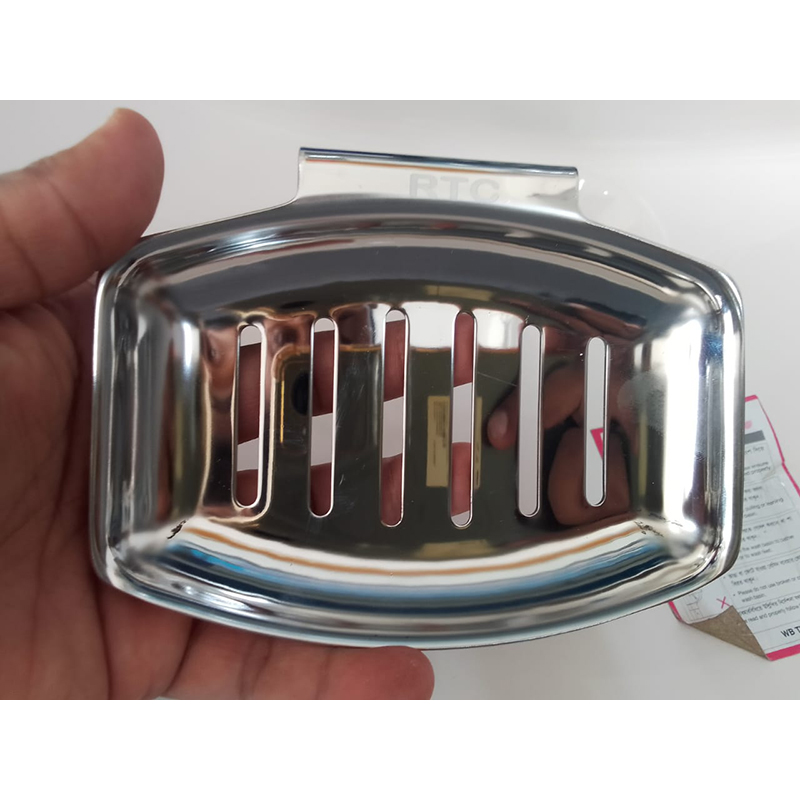 Picture of Stainless Steel Soap case - Bathroom Soap Stand Soap dish Holder (Silver)