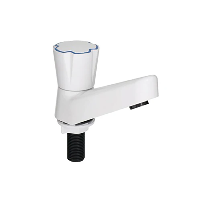 Picture of WATERTEC PVC Plastic Pillar Tap/Fixed basin tap (White)