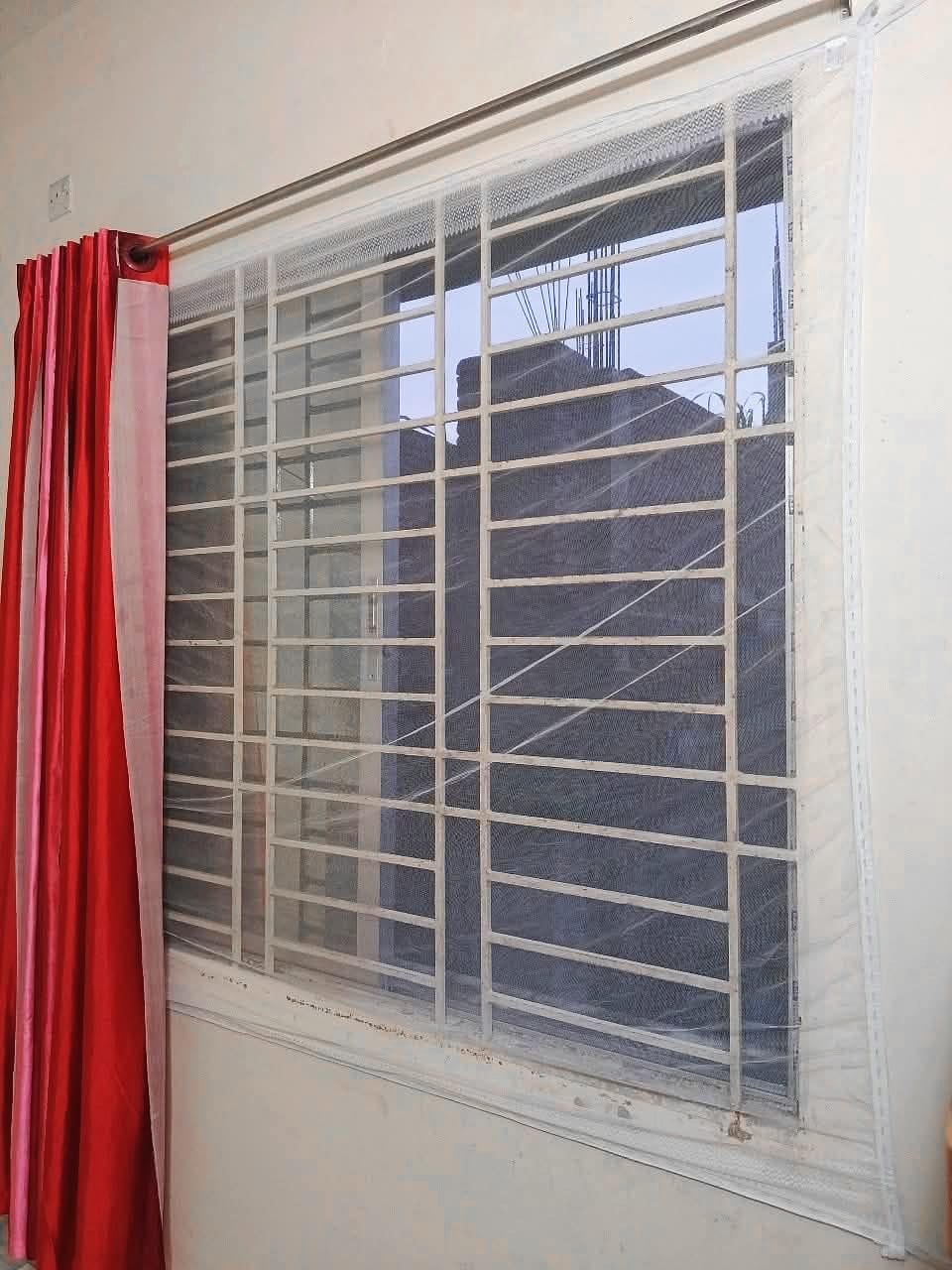 Picture of White Mosquito Net for Window 4×5 ft | Premium Quality Net | Anti-Mosquito Window Screen for Home & Office | Anti-mosquito Window Net White
