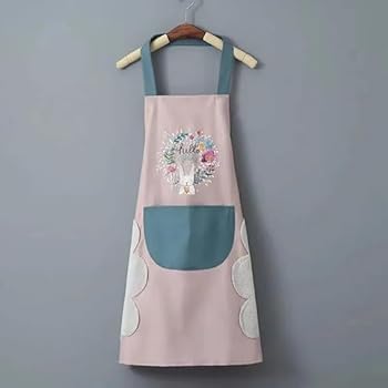 Picture of Super Absorbent Hair Towel Wrap & Premium Kitchen Apron Combo Pack | Quick-Drying Hair Turban & Waterproof Cooking Apron