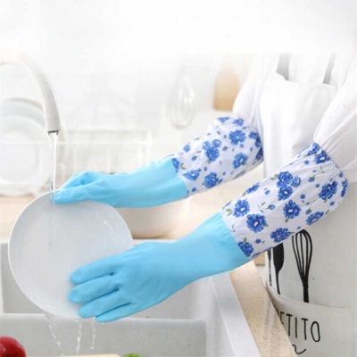 Picture of Winter Self-Care & Kitchen Combo Pack • Microfiber Hair Towel Wrap + Hand Gloves + Apron + Pedicure Foot Brush