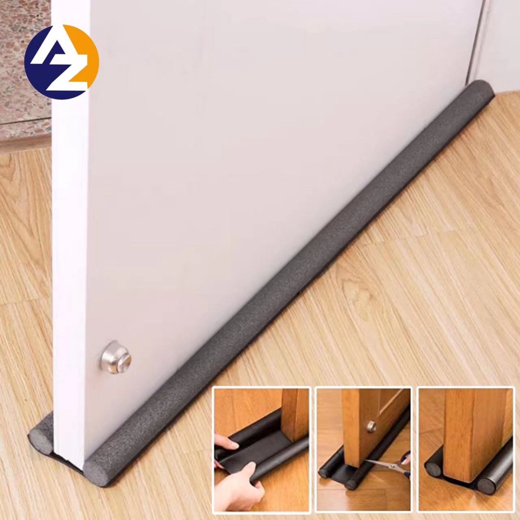 Picture of Door Draft Stopper & Super Refined Naphthalene Balls Combo Pack • Cold Air Blocking & Moth Repellent • 40 pcs / 120 gm